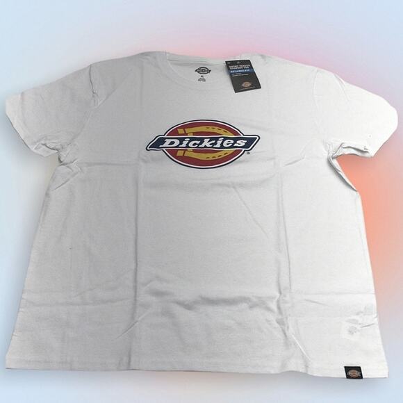 DICKIES Men’s XL White Logo Graphic Cotton Tee Shirt - Picture 2 of 4